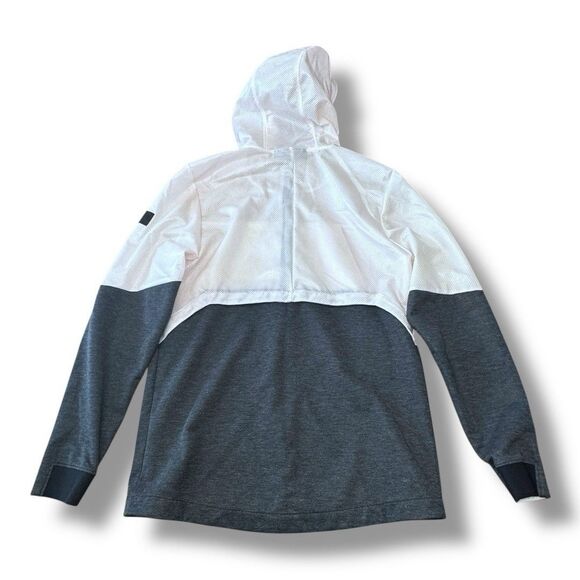 Under Armour Coldgear Hybrid Windbreaker Gray Pink Fitted 1306456-101 Men’s Sz S - Picture 2 of 15